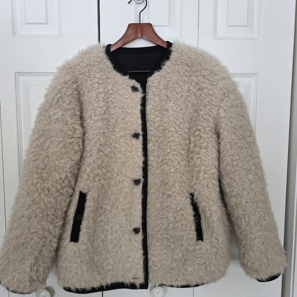 Alex Mill | Reversible Polar Bear Jacket - Picture 13 of 16